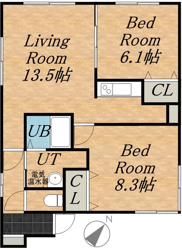  GRANAI (2LDK/2階)の間取り写真