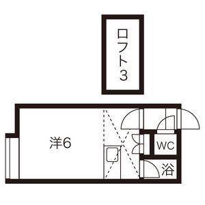 マクセル北28条(ワンルーム/2階)の間取り写真