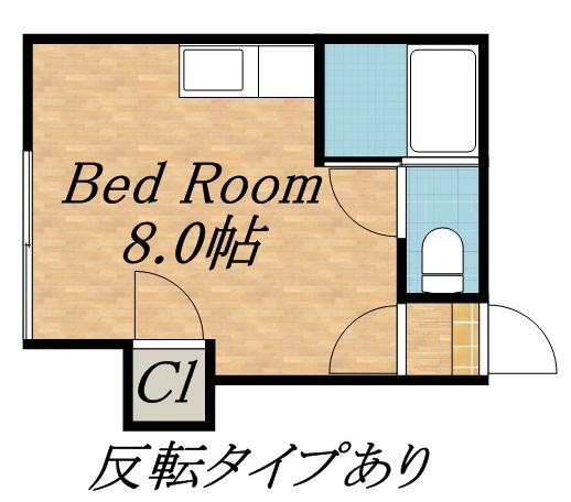 クラブハウス(ワンルーム/3階)の間取り写真