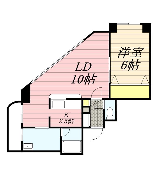 プレステージWILL(1LDK/4階)の間取り写真