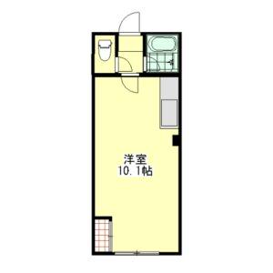 ノースタウン保(ワンルーム/4階)の間取り写真