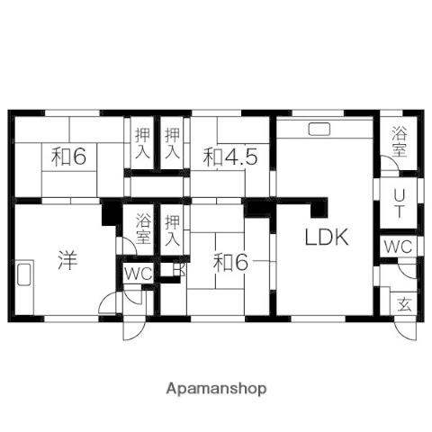メニーズコート創成北(4LDK/2階)の間取り写真