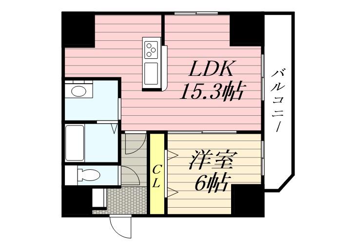 グラン札幌(1LDK/1階)の間取り写真