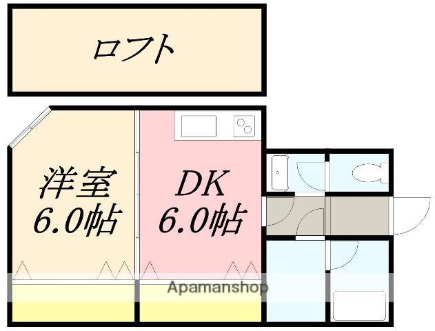 リージャストマンション壱番館(1DK/1階)の間取り写真