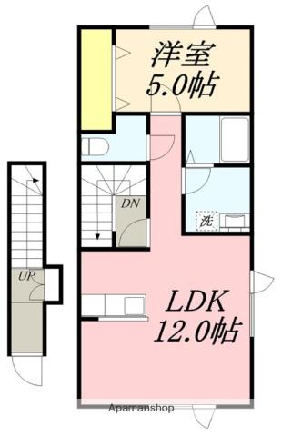 ステイシャイン昭和(1LDK/2階)の間取り写真