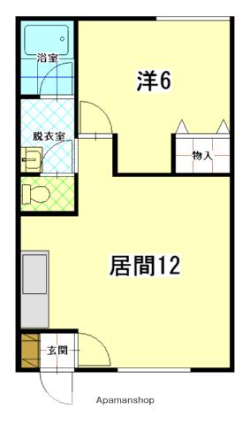 アーバンパレス762(1LDK/2階)の間取り写真