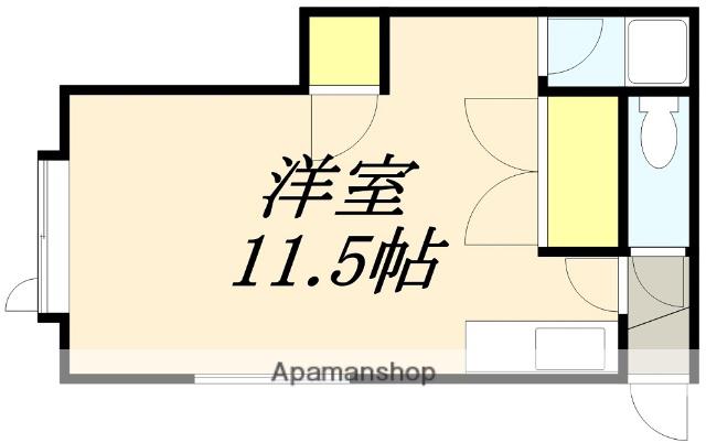 アルファヒルズⅠ(ワンルーム/2階)の間取り写真