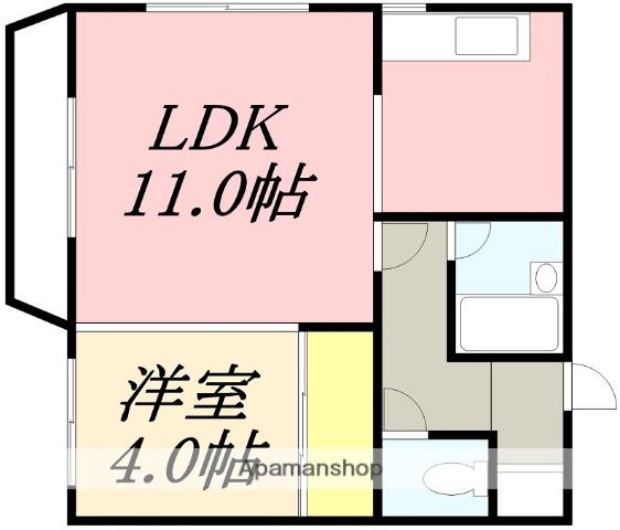 BARRY杉並(1LDK/3階)の間取り写真