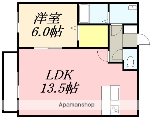 RUMIERE SHOWA(1LDK/3階)の間取り写真