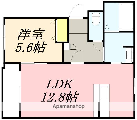 LUMIUSU(1LDK/4階)の間取り写真