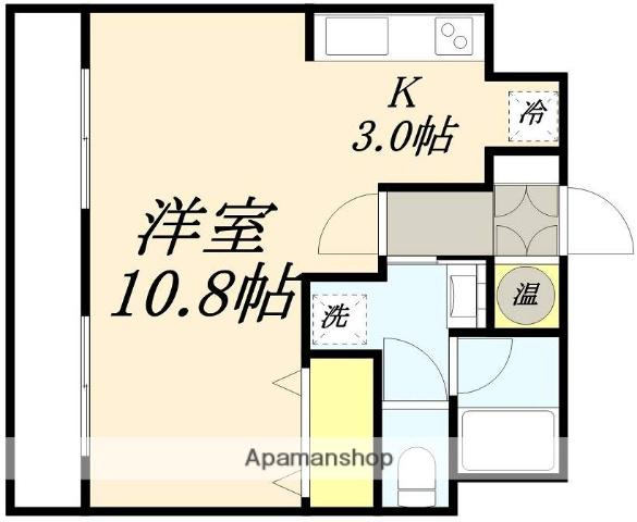 メゾンパティオ赤川(1K/3階)の間取り写真