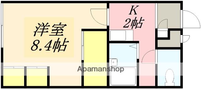 エマ ジュード(1K/2階)の間取り写真