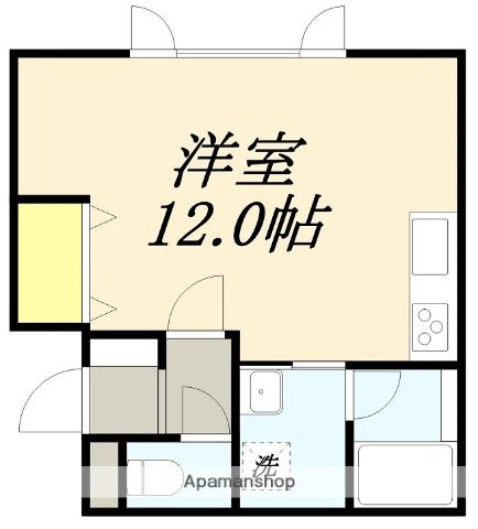 コートソフィア(ワンルーム/1階)の間取り写真