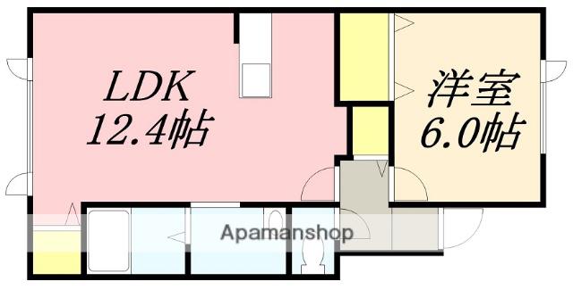 MAISON DE ラ・テールⅡ(1LDK/2階)の間取り写真