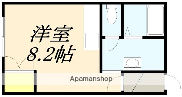 メゾンドフラッシュ富岡(ワンルーム/3階)の間取り写真