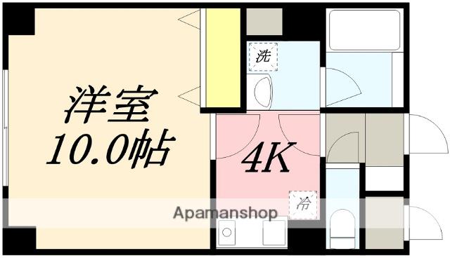 TOKU TORASUTO Ⅵ(1K/2階)の間取り写真