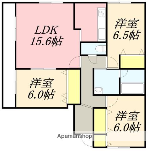 ヴォールビオス(3LDK/2階)の間取り写真