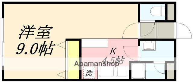 PETIT CHATEAU(1K/2階)の間取り写真