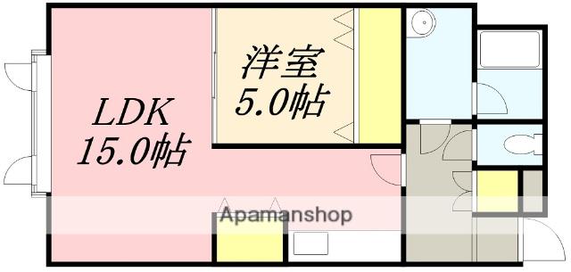 MANSIONS AI(1LDK/2階)の間取り写真