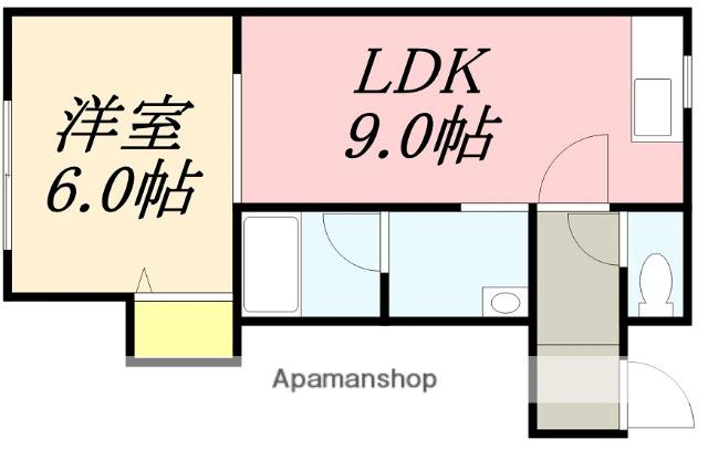EXCELLENT HOUSE Ⅱ(1LDK/2階)の間取り写真