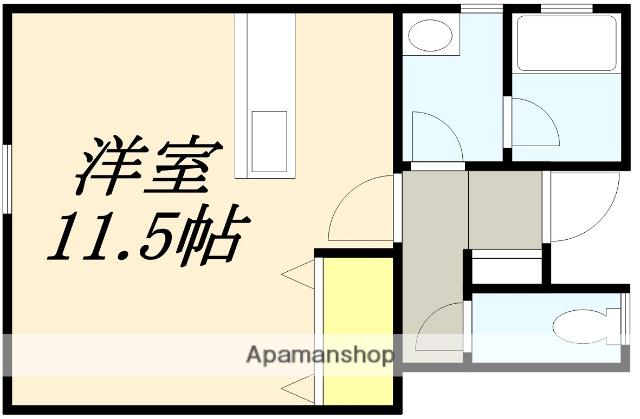 はうす茂(ワンルーム/1階)の間取り写真