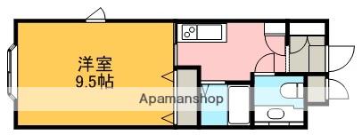 ペイサージュ・港町(1K/2階)の間取り写真