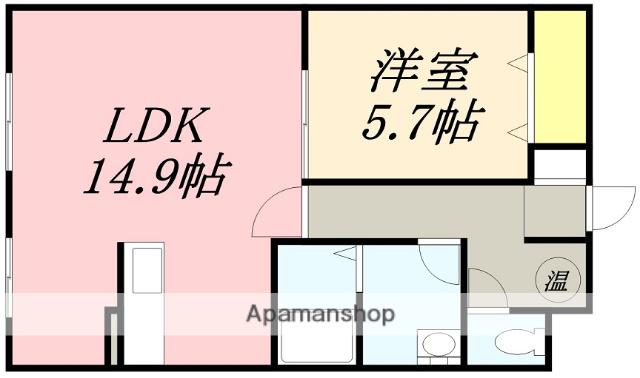 NEXTⅢ(1LDK/3階)の間取り写真
