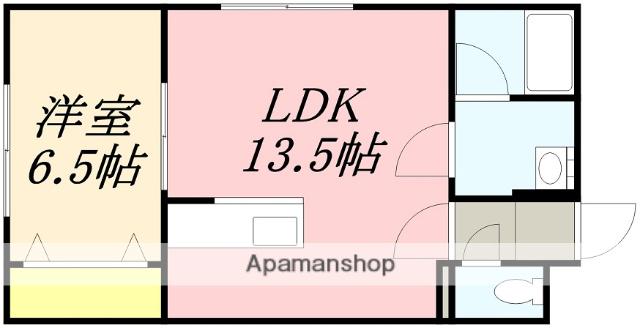 TOKU TRASUTO MINATO(1LDK/2階)の間取り写真