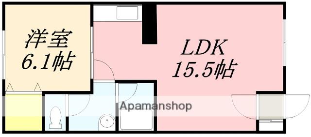 レストはまなす港(1LDK/2階)の間取り写真
