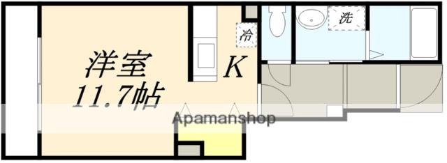 FLAT LOFOTEN(1K/1階)の間取り写真
