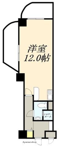 ライオンズマンション函館湯川第2(ワンルーム/7階)の間取り写真