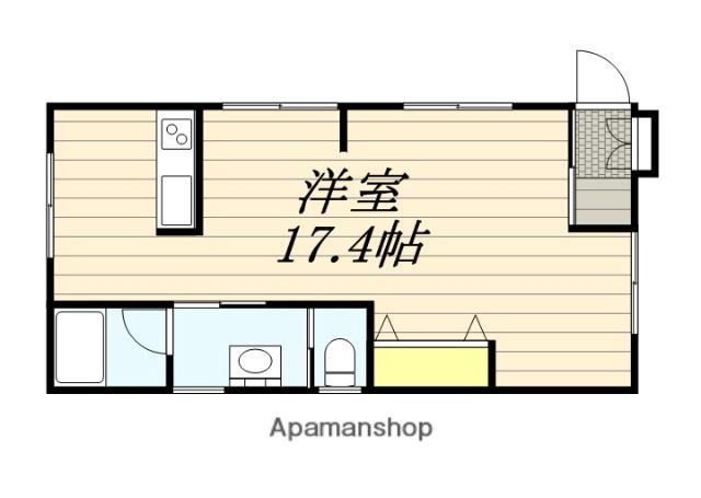 神山3丁目5番6号(1K/2階)の間取り写真