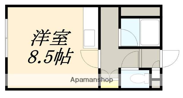 メゾンギンガ(ワンルーム/1階)の間取り写真