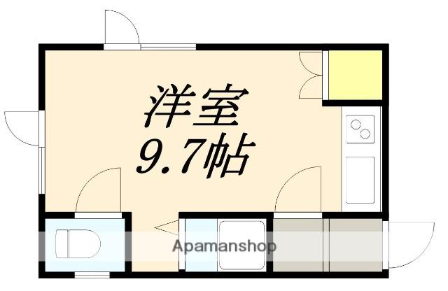 ホマレスタイル(ワンルーム/1階)の間取り写真