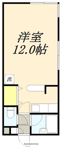 クレステージ宮前(1K/3階)の間取り写真