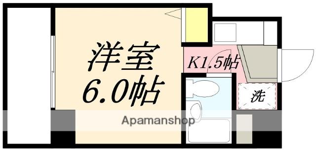 SKY COURT HAKODATE(1K/5階)の間取り写真