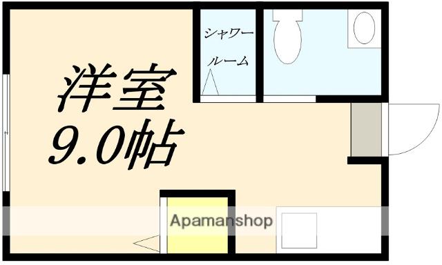 赤とんぼ(1K/2階)の間取り写真