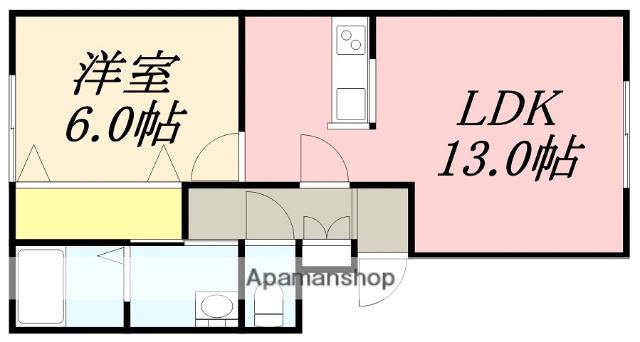 メゾンドクレールⅠ(1LDK/1階)の間取り写真
