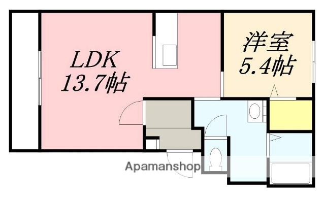 AVANT GARDEⅦ(1LDK/2階)の間取り写真