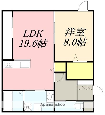 リアライズ松陰Ⅴ(1LDK/3階)の間取り写真