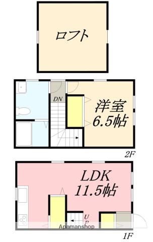 メルシーハウス(1LDK/1階)の間取り写真