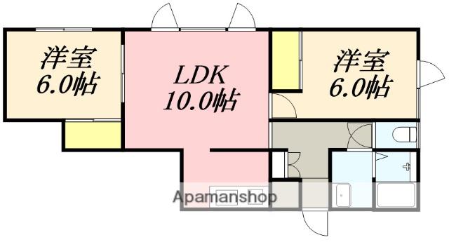 WALD(2LDK/1階)の間取り写真