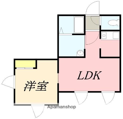 スモーノ51(1DK/3階)の間取り写真