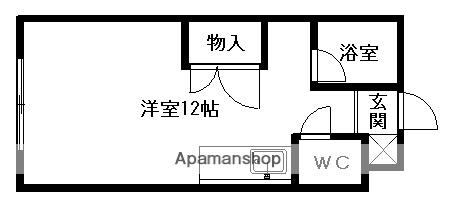 スモット清田Ⅱ(ワンルーム/3階)の間取り写真