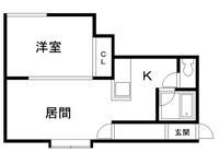 ニューフロンティアV(1LDK/3階)の間取り写真