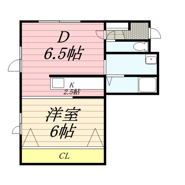 プリマヴェーラB(1LDK/1階)の間取り写真