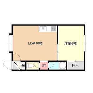 第23大成コーポ(1LDK/3階)の間取り写真