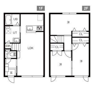 GREEN HILLS(3LDK/1階)の間取り写真