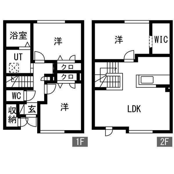 ガーデンフォレスト平岡(3LDK)の間取り写真