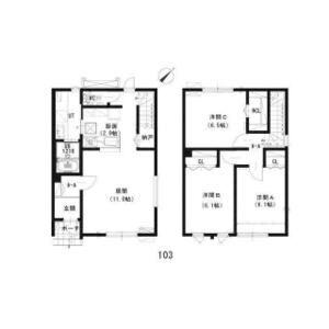 ルミエール 栄通7(3LDK/1階)の間取り写真
